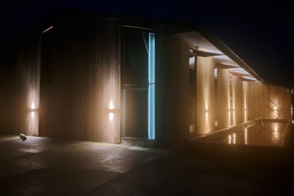 Night shot Rear Courtyard Offices